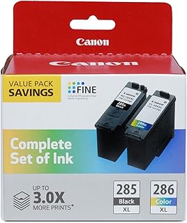 Оригинальные чернила Canon PG-285 XL / CL-286 XL (2 картриджа), совместимы с принтерами TR7820, TS7720/7722.
