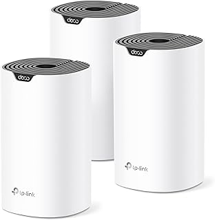Система Mesh Wi-Fi TP-Link Deco S4 AC1900 — покрытие до 5500 кв. футов, заменяет маршрутизатор и расширитель Wi-Fi, гигабитные порты, совместима с Alexa, Deco S4 (комплект из 3 штук)