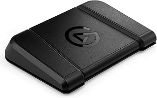 Педаль Elgato Stream Deck – контроллер для студии без использования рук, 3 макро-переключателя, запускает действия в приложениях и программах, таких как OBS, Twitch, YouTube и других, совместима с Mac и ПК. Цвет: черный.
