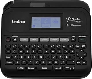 Принтер этикеток Brother P-Touch PT-D460BT Business Expert | Подключайтесь и создавайте этикетки через Bluetooth® на лентах TZe шириной до ~3/4 дюйма, белый.