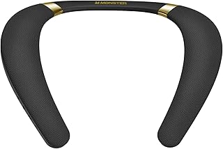 Беспроводная носимая колонка Monster Boomerang с оголовьем и Bluetooth, 12 часов воспроизведения, настоящий 3D стереозвук, портативное устройство, водонепроницаемость IPX7, подходит для дома, спорта и отдыха на природе.