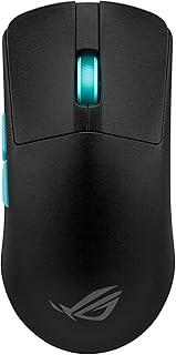 Беспроводная игровая мышь ASUS ROG Harpe, Ace Aim Lab Edition, сверхлегкая (54 г), сенсор 36 000 DPI, 5 программируемых кнопок, трехрежимное подключение (2,4 ГГц RF, Bluetooth, проводное), SpeedNova, черная.
