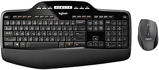 Беспроводной настольный комплект Logitech 920002416 MK710, клавиатура/мышь, USB, черный (LOG920002416)