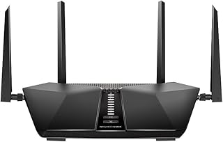 Маршрутизатор NETGEAR Nighthawk WiFi 6 (RAX50) — гигабитный маршрутизатор с 6 потоками, двухдиапазонная беспроводная связь AX5400 (до 5,4 Гбит/с), зона покрытия до 25 устройств (2500 кв. футов).