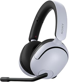 Беспроводная игровая гарнитура Sony INZONE H5, объемный звук 360°, совместимость с ПК и PS5, время работы от батареи 28 часов, беспроводная связь 2,4 ГГц и аудиоразъем 3,5 мм, WH-G500, белый цвет.