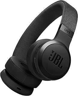 JBL Live 670NC — беспроводные накладные наушники с адаптивным шумоподавлением и функцией Smart Ambient, до 65 часов автономной работы с быстрой зарядкой, легкий вес, удобная и складная конструкция (черный)