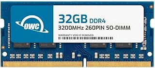 Модуль оперативной памяти OWC 32 ГБ DDR4 3200 МГц PC4-25600 CL22 2RX8 Non-ECC SODIMM 1,2 В 260-контактный для ноутбуков.