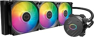 Система жидкостного охлаждения Cooler Master MasterLiquid 360L Core 360mm Close-Loop AIO, ARGB Sync, насос Gen S Coldplate, 120mm PWM, CryoFuze 14W/mK, AMD Ryzen AM5/AM4, Intel LGA1700/1200 (MLW-D36M-A18PZ-R1), черная.