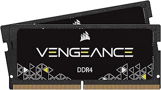 Оперативная память CORSAIR Vengeance SODIMM DDR4 32 ГБ (2x16 ГБ) 3200 МГц CL22-22-22-53 1.2 В для ноутбуков и ноутбуков Intel AMD - черная (CMSX32GX4M2A3200C22)