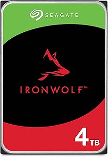 Внутренний жесткий диск Seagate IronWolf 4 ТБ для сетевого хранилища (NAS), CMR, 3,5 дюйма, SATA, 6 Гбит/с, 5400 об/мин, 64 МБ кэш-памяти для RAID, с поддержкой служб восстановления (ST4000VNZ06/006).