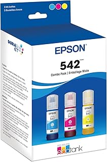 Набор чернил EPSON 542 EcoTank сверхбольшой емкости (T542520-S) для принтеров EcoTank Pro ET-5150, ET-5170, ET-5180, ET-5800, ET-5850, ET-5880, ET-16600, ET-16650.