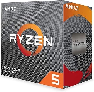 Разблокированный настольный процессор AMD Ryzen 5 3600 с 6 ядрами и 12 потоками, оснащенный кулером Wraith Stealth.
