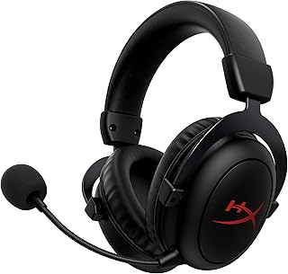 HyperX Cloud II Core Wireless — игровая гарнитура для ПК, DTS Headphone:X Spatial Audio, амбушюры из пены с эффектом памяти, черная.