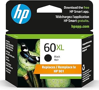 Черный картридж HP 60XL, увеличенного ресурса | Совместим с принтерами серий: DeskJet D1660, D2500, D2600, D5560, F2400, F4200, F4400, F4580; ENVY 100; OJ J4500, J4680, 4500; PhotoSmart C4600, C4700, D110a