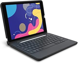 Прочная клавиатура ZAGG Rugged Education для Apple iPad 10.2" (7-го/8-го/9-го поколений) с защитой от падения с высоты 1,8 метра | Долговечная | Черная