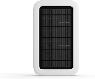 Солнечная панель SimpliSafe для уличной камеры видеонаблюдения, белая.