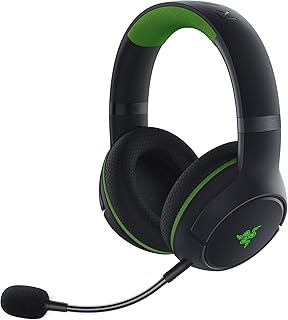 Беспроводная игровая гарнитура для Xbox: Razer Kaira Pro с титановыми драйверами и суперкардиоидным микрофоном — черная.