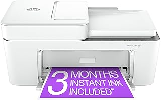 HP DeskJet 4255e Беспроводной многофункциональный цветной струйный принтер, сканер и копир, лучший вариант для дома, в комплекте 3-месячная пробная подписка на Instant Ink (588S6A)