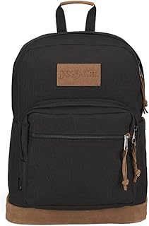 Рюкзак JanSport Right Pack Premium - однодневный рюкзак с отделением для 15-дюймового ноутбука, основным отделением и карманом для бутылки с водой, черный.