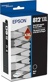 Черный картридж EPSON 812 DURABrite Ultra с увеличенной емкостью (T812XXL120-S) совместим с принтерами WorkForce Pro WF-7310, WF-7820, WF-7840, WorkForce EC-C7000.
