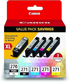 Набор из 5 цветных фотоаппаратов Canon PGI-270XL/CLI-271