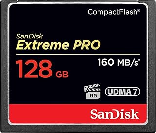 Карта памяти SanDisk Extreme PRO CompactFlash 128GB UDMA 7, скорость до 160 МБ/с - SDCFXPS-128G-X46