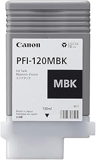 Чернильный картридж Canon PFI-120MBK (2884C001AA) стандартного ресурса, матовый черный, в розничной упаковке.