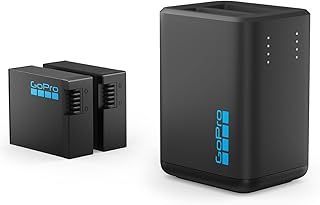Двойное зарядное устройство GoPro + 2 перезаряжаемых аккумулятора Enduro (HERO13 Black) - Официальный аксессуар GoPro