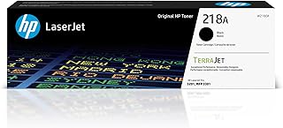 Черный тонер-картридж HP 218A | Совместим с цветными принтерами Laserjet Pro 3201 и MFP серии 3301 | W2180A