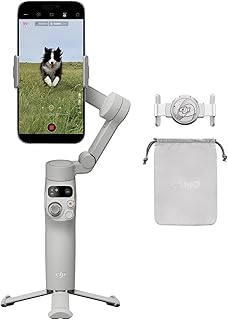Стабилизатор DJI Osmo Mobile 7 для iPhone, Android, со встроенным штативом, портативный стабилизатор для iPhone, селфи-палка, 3-осевой стабилизатор для телефона, ActiveTrack 7.0, редактирование в одно касание, 10 часов работы, зарядка телефона.