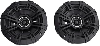 2 автомобильных коаксиальных динамика Kicker 43DSC504 серии D, 5,25 дюйма, 200 Вт, 2-полосные, 4 Ом.