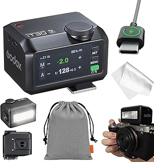 Мини-вспышка Godox iT30pro F TTL - GODOX iT30 Pro F для Fuji - GoDOx IT30 Pro для Fujifilm. Вспышка GodOX TTL, беспроводной ведущий и приемник, HSS 1/8000 секунды, беспроводная связь 2,4 ГГц, черная.