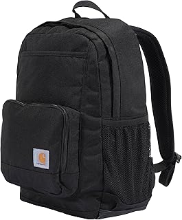 Рюкзак Carhartt 23 л с одним отделением, прочный, с отделением для ноутбука и износостойким дном Duravax, черный.