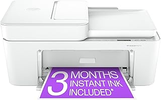 HP DeskJet 4227e Беспроводной многофункциональный цветной струйный принтер, сканер и копир, лучший вариант для дома, 3 месяца пробного использования Instant Ink в комплекте (6W7F0A)