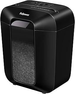 Измельчитель бумаги Fellowes LX41-DB на 8 листов с микрорезкой для дома и офиса