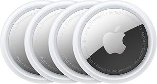 Набор из 4 меток Apple AirTag. Отслеживайте и находите свои ключи, кошелек, багаж, рюкзак и многое другое. Простая настройка в одно касание на iPhone или iPad.