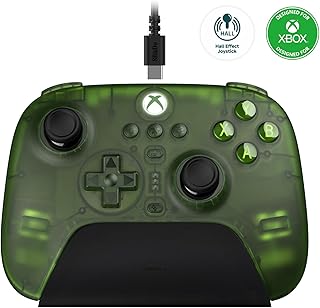 8Bitdo Ultimate 3-режимный контроллер, джойстики на основе эффекта Холла, профессиональные кнопки на задней панели, только проводной, для Xbox Series X|S и Xbox One, совместим с Apple, Windows и Android, официально лицензирован (Jade)