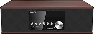 Sharp CD-BH10 — микрокомпонентная акустическая система в винтажном стиле с Bluetooth, поддержкой потоковой передачи аудио и воспроизведения CD, USB-портом для воспроизведения MP3, FM-стерео, цифровым тюнером и AUX-входом.