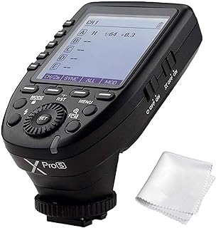 Вспышка Godox Xpro-S для Sony, беспроводная TTL-синхронизация, выдержка 1/8000 с, HSS, TTL-конвертер, ручное управление, большой экран, наклонный дизайн, 5 выделенных групповых кнопок, 11 настраиваемых функций.