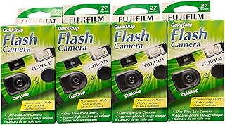 Вспышка Fujifilm QuickSnap Flash 400 для 35-мм фотоаппарата, 27 кадров, комплект из 4 штук.