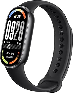 Xiaomi Mi Smart Band 10 (2025) глобальная версия - 1,72-дюймовый AMOLED-дисплей | 21 день автономной работы | Сенсорный экран, отслеживание нескольких видов спорта, отслеживание активности, пульсометр | Bluetooth 5.4 - (Полуночно-черный)