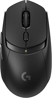 Игровая беспроводная мышь Logitech G309 Lightspeed, легкая, с гибридными переключателями LIGHTFORCE, сенсором Hero 25K, весом 86 г и временем автономной работы более 300 часов от батарейки AA, 6 программируемых кнопок, для ПК и Mac — черная.