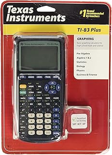 Графический калькулятор Texas Instruments TI-83 Plus (восстановленный).