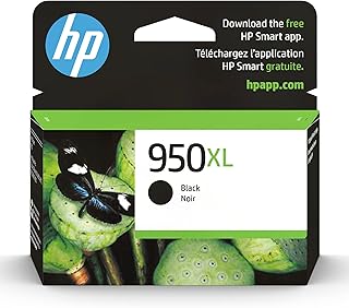 Черный картридж HP 950XL повышенной емкости для принтеров HP | Совместим с принтерами серий: OfficeJet 8600, OfficeJet Pro 251dw, 276dw, 8100, 8610, 8620, 8630 | Подходит для программы Instant Ink | CN045AN