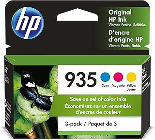 Чернильные картриджи HP 935 голубого, пурпурного и желтого цвета (3 шт.) | Совместимы с принтерами HP OfficeJet 6810; OfficeJet Pro 6230, 6830 Series | N9H65FN