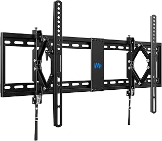 Настенное крепление для телевизора Mounting Dream Advanced Tilt подходит для большинства плоских и изогнутых телевизоров с диагональю 42-90 дюймов, универсальный кронштейн с выдвижением до 7 дюймов, подходит для стоек 16", 24", 32 дюйма, максимальное VESA 800x400 мм и нагрузка 120 фунтов.