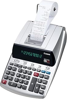 Настольный калькулятор Canon MP11DX-2 с функцией печати, конвертацией валют, часами и календарем (номер модели 2198C001).