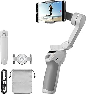 DJI Osmo Mobile SE, 3-осевой стабилизатор для iPhone и Android, встроенный штатив, селфи-палка, стабилизатор для iPhone и Android, ActiveTrack 6.0, стабилизатор для видеоблогов на YouTube, TikTok, для путешествий.