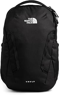 Женский рюкзак для ноутбука THE NORTH FACE Vault Everyday | Дорожная сумка для поездок на работу с водоотталкивающим покрытием, вместительным основным отделением, TNF Black-NPF, один размер