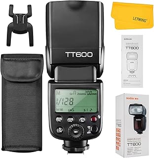 Беспроводная вспышка Godox TT600 2.4G Speedlite Master/Slave с встроенной системой синхронизации, совместимая с камерами Canon, Nikon, Pentax, Olympus, Fujifilm и Panasonic (TT600).